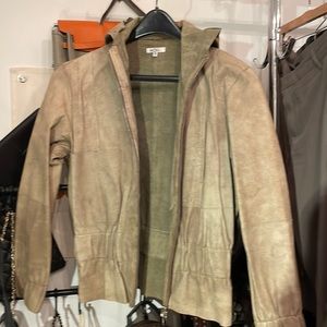 Summer leather jacket